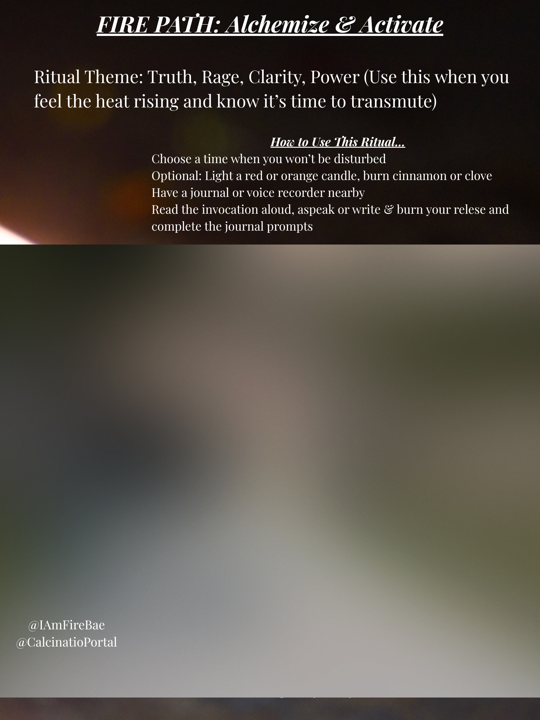 Fire Path: The Ritual of Return